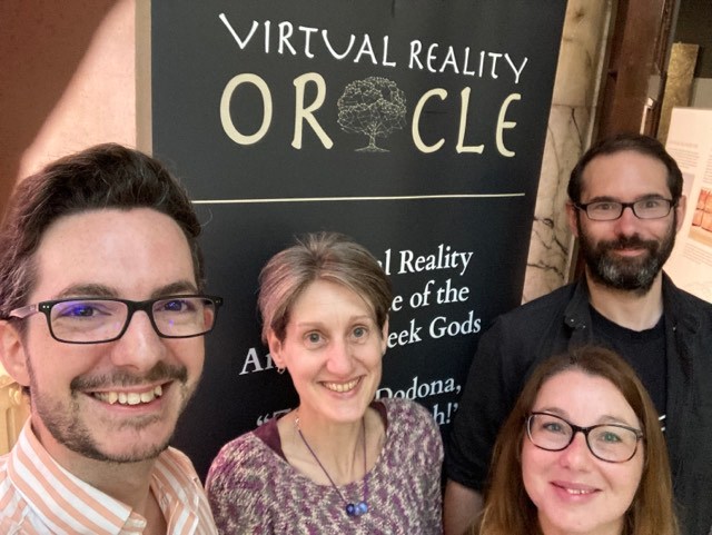 Photo: The Virtual Reality Orace at Bristol Museum, July 2022.