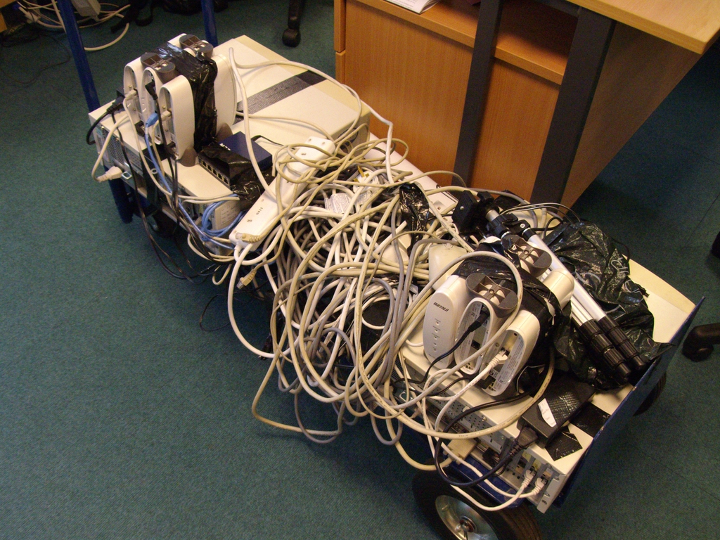 Photo: A trolley full of science...