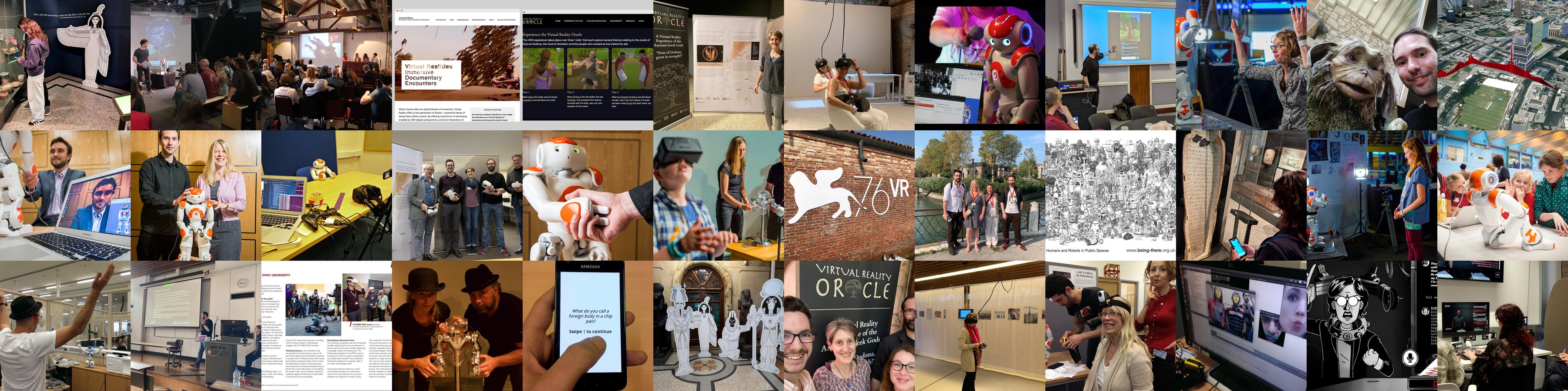 A quilt of project images